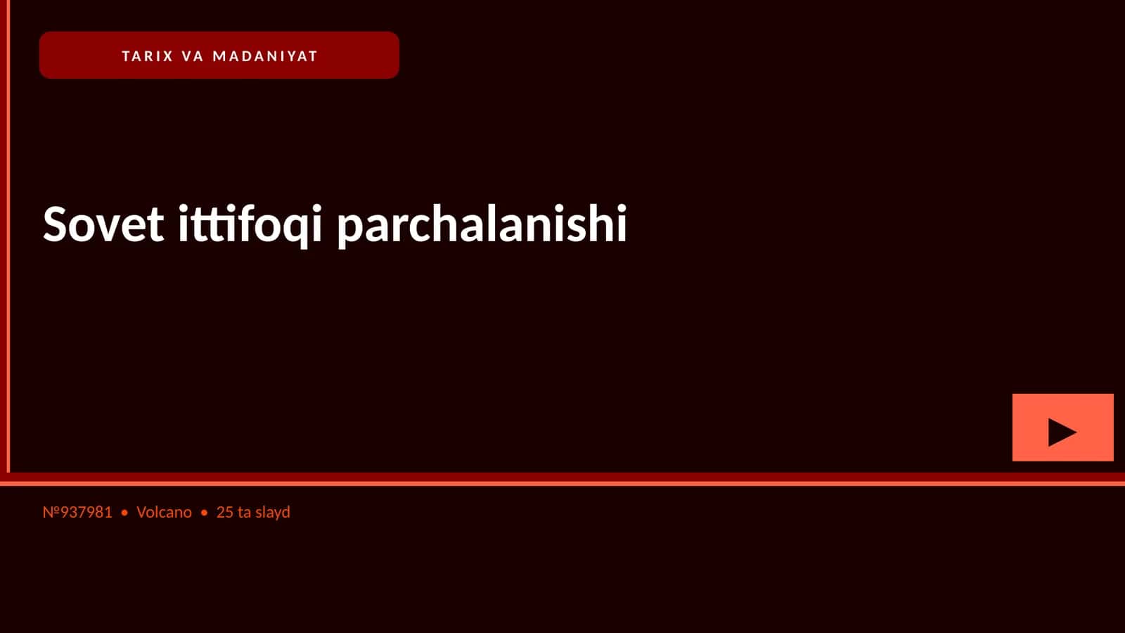 Sovet ittifoqi parchalanishi 1
