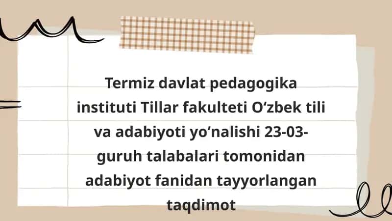 Xamsa dostonining falsafiyligi 1