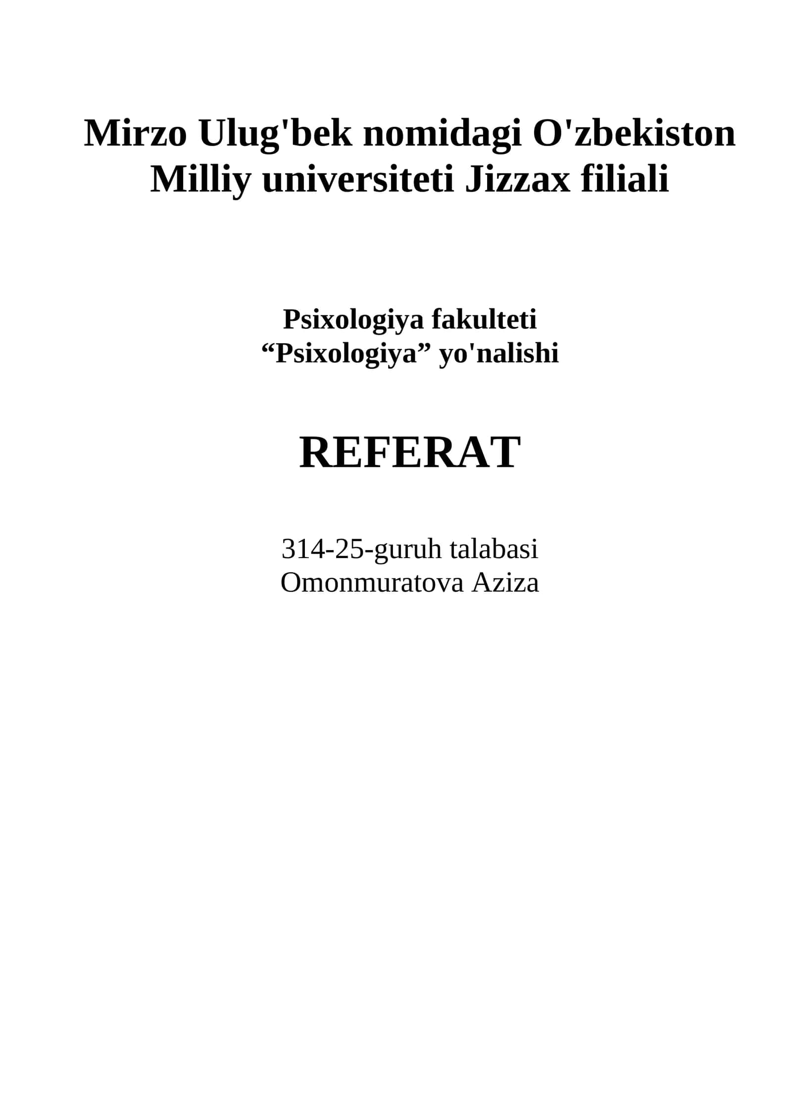 Sensitiv va inqiroz davrlar 1