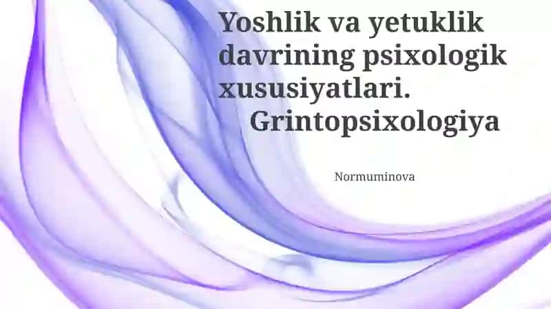 Yashil Psixologiya Qo'llanmalari