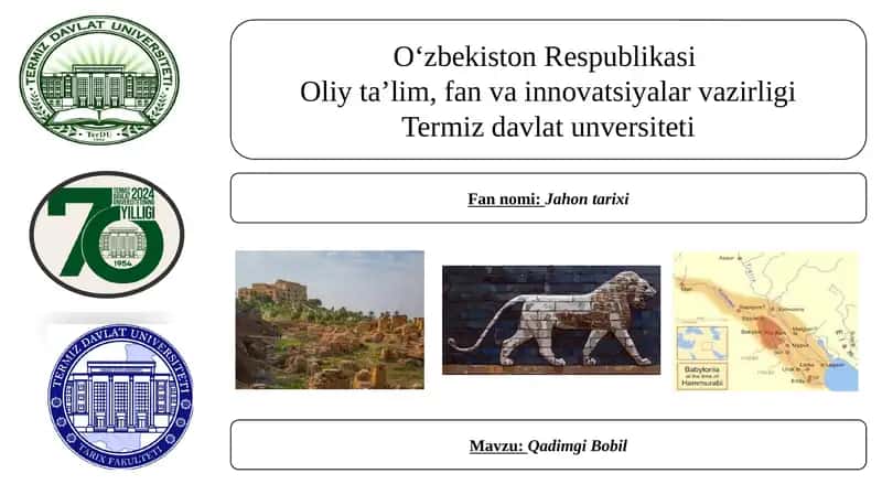 Qadimgi Bobil 1
