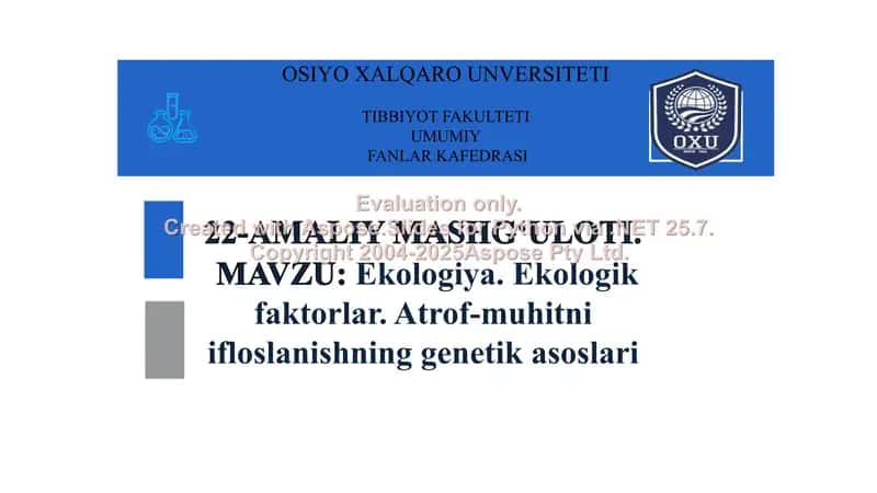 Inson ekologiyasi 1