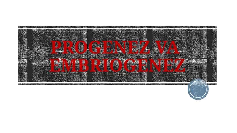 PROGENEZ VA EMBRIOGENEZ 1
