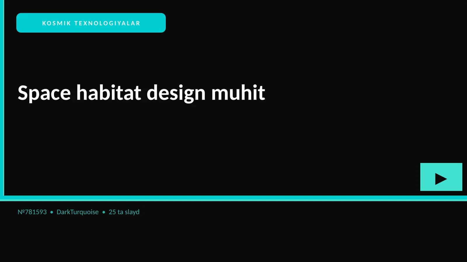 KOSMIK TEXNOLOGIYALAR 1