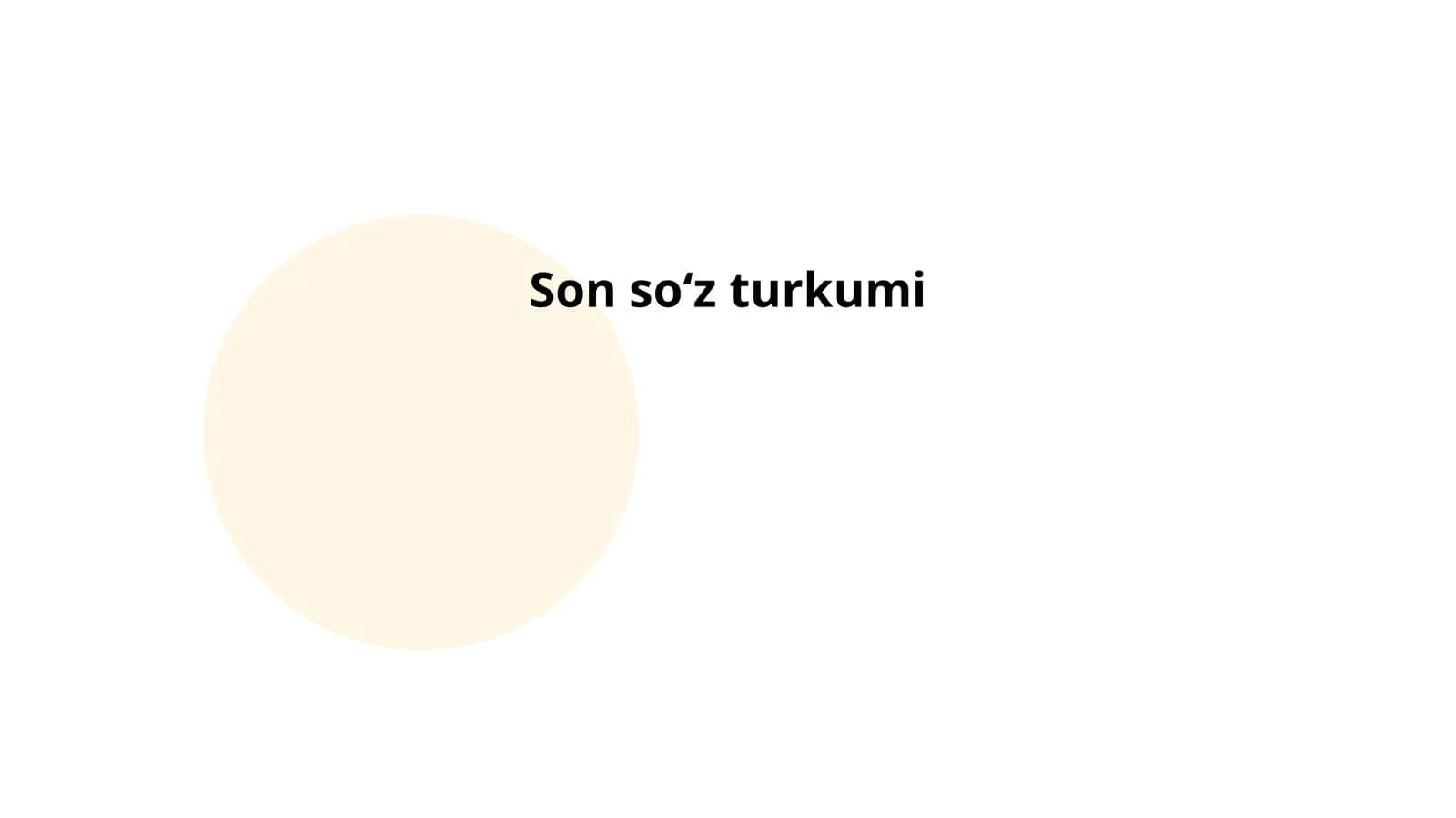 Son soʻz turkumi 1