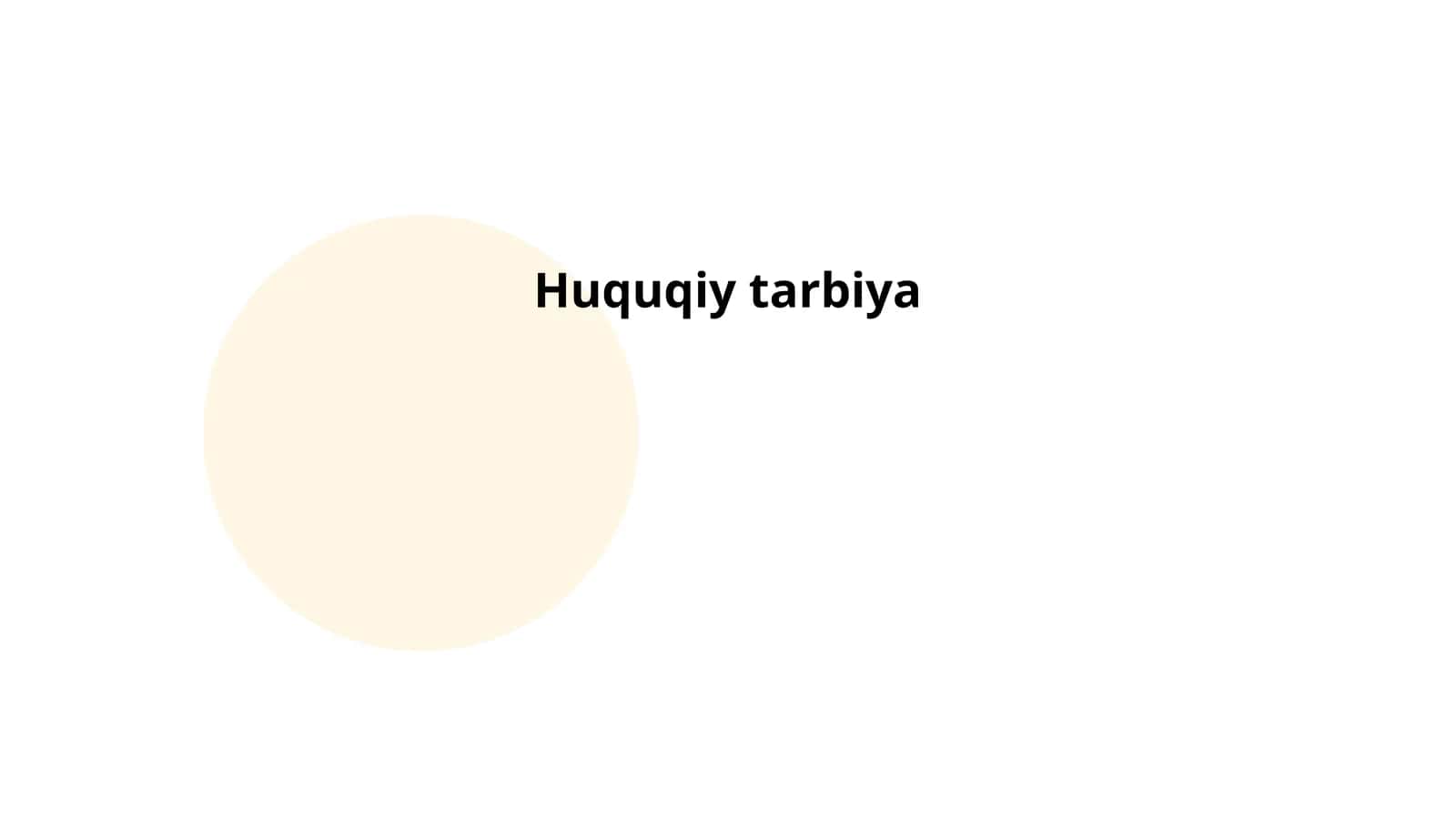 Huquqiy tarbiya 1
