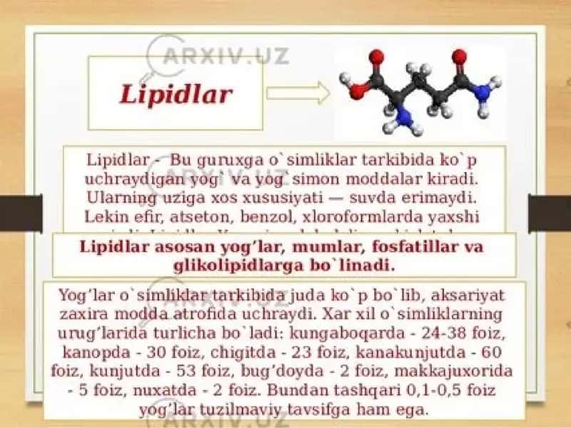 Lipidlar 1