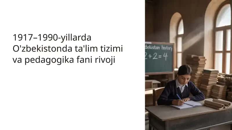 Ta'lim tizimi va pedagogika fani rivoji 1