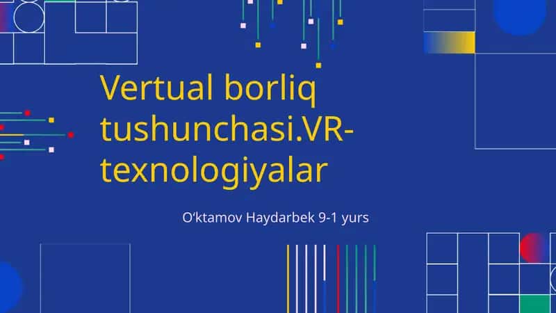 Vertual Borliq Tushunchasi 1