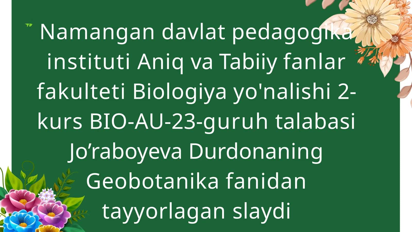 FITOSENOZ STRUKTURASI 1