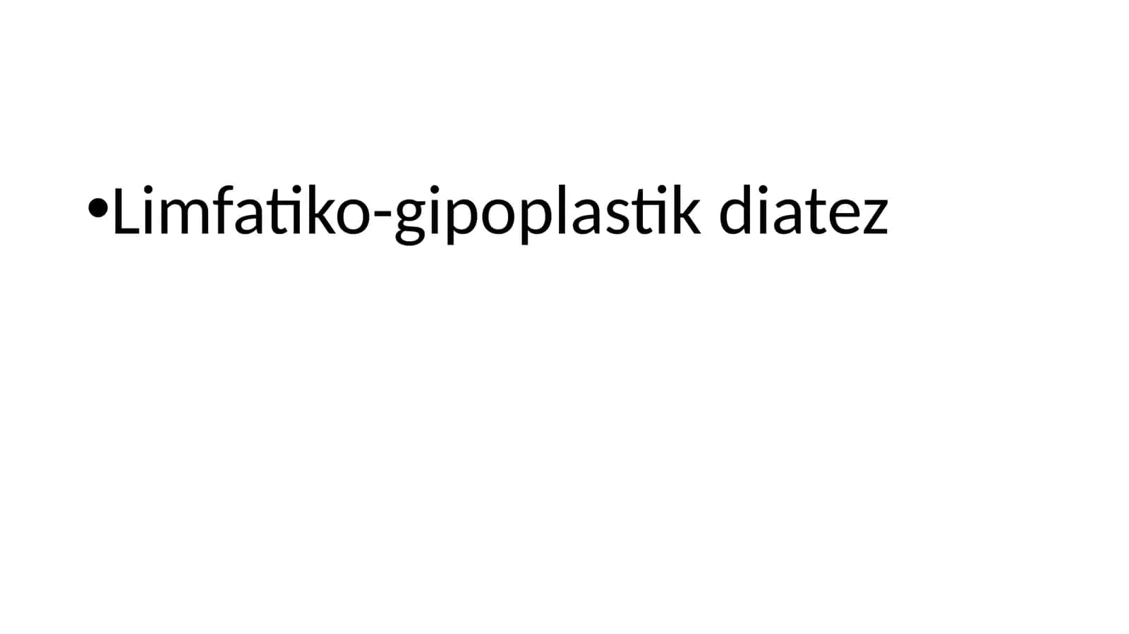 Limfatiko-gipoplastik diatez 1