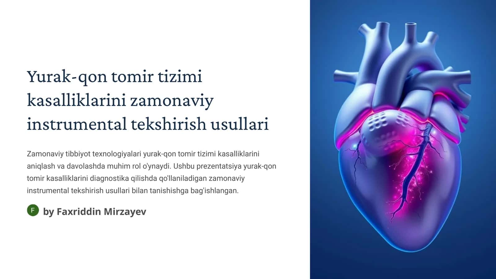 Elektrokardiografiya (EKG): Asoslari va qo'llanilishi 1