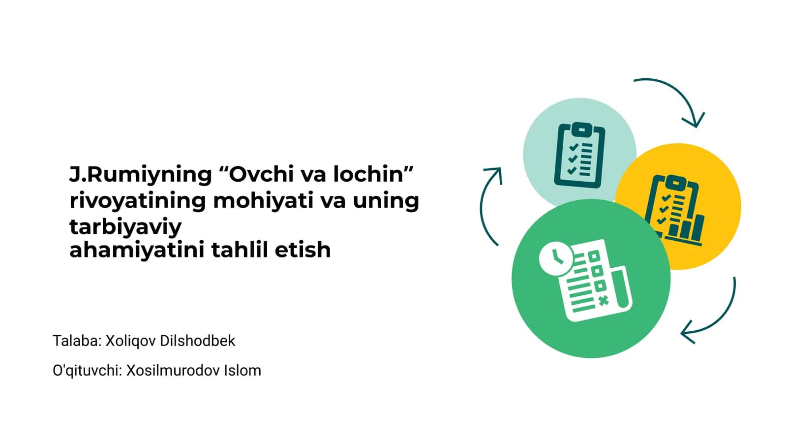 Ovchi va lochin rivoyati 1