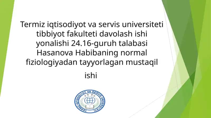 Gormonlar haqida umumiy tushuncha 1
