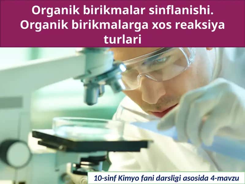 Organik birikmalar 1