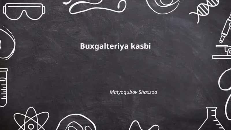 Buxgalteriya kasbi 1