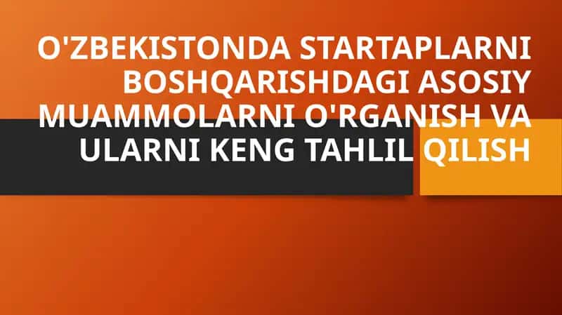 Startaplar 1