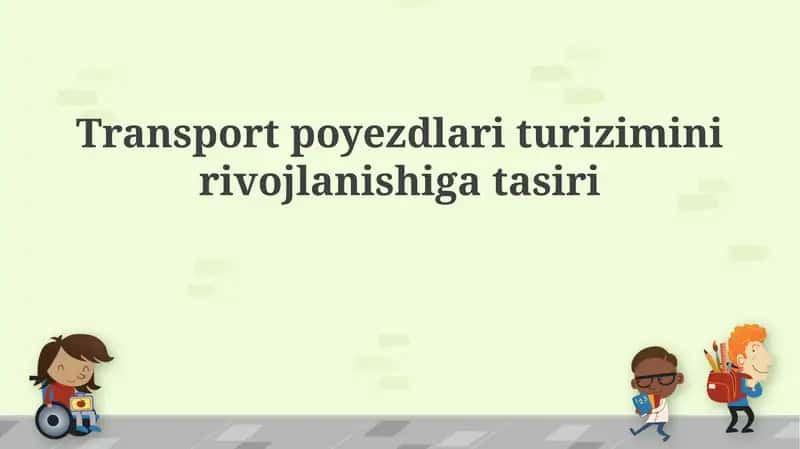 Temir yo'l transporti va turizm 1