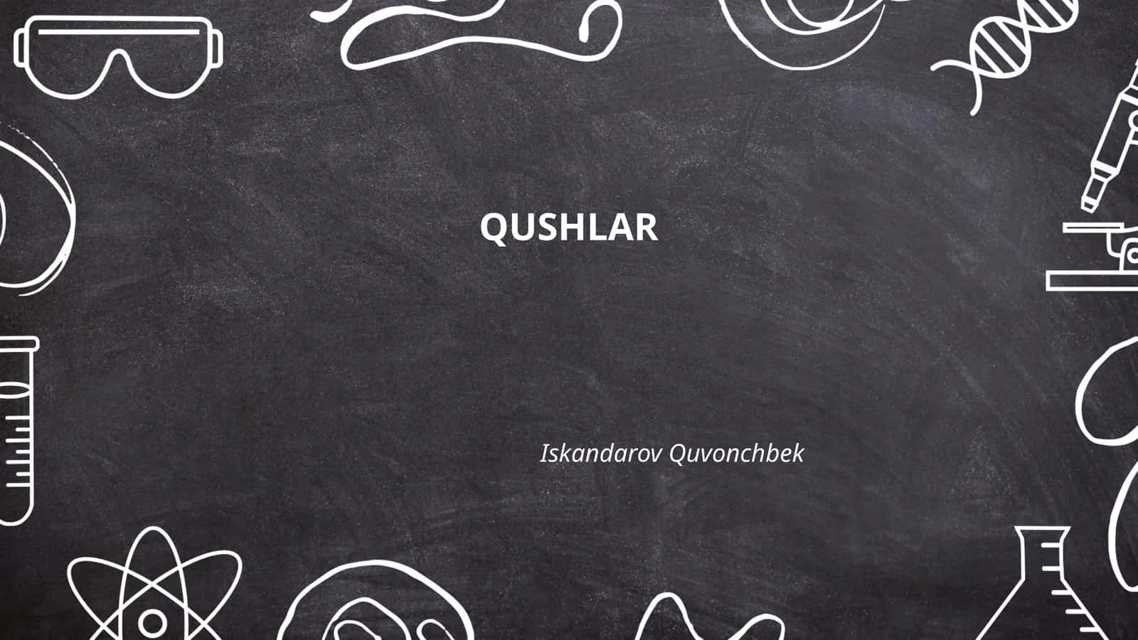 Qushlar biologiyasi 1