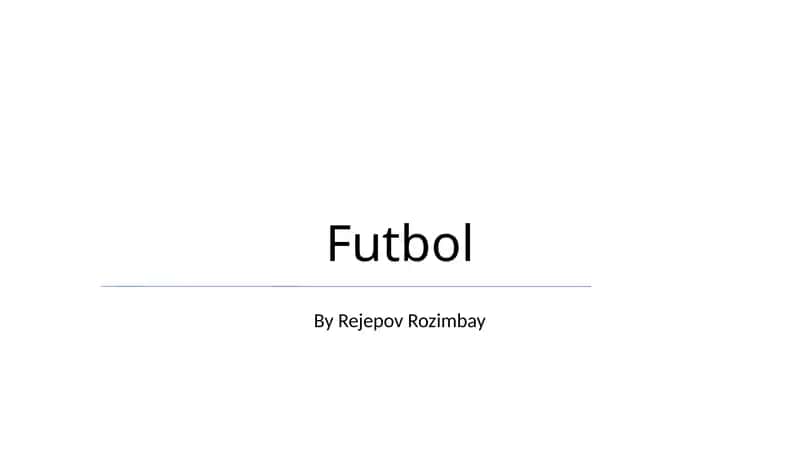Futbol 1