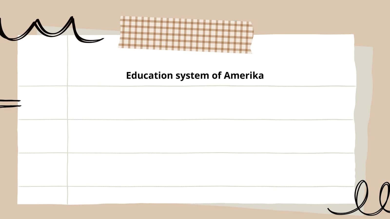 Education system of Amerika 1