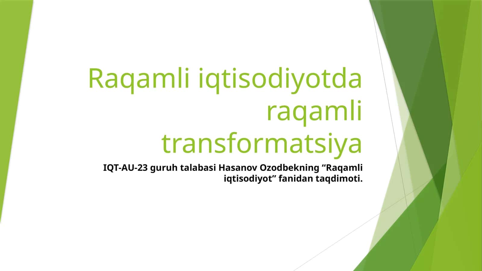 Raqamli iqtisodiyotda raqamli transformatsiya 1