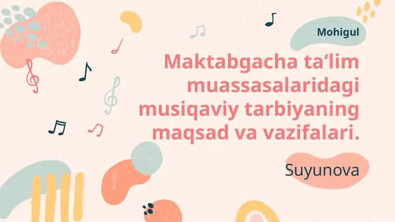 Musiqa Tarbiyasi 1