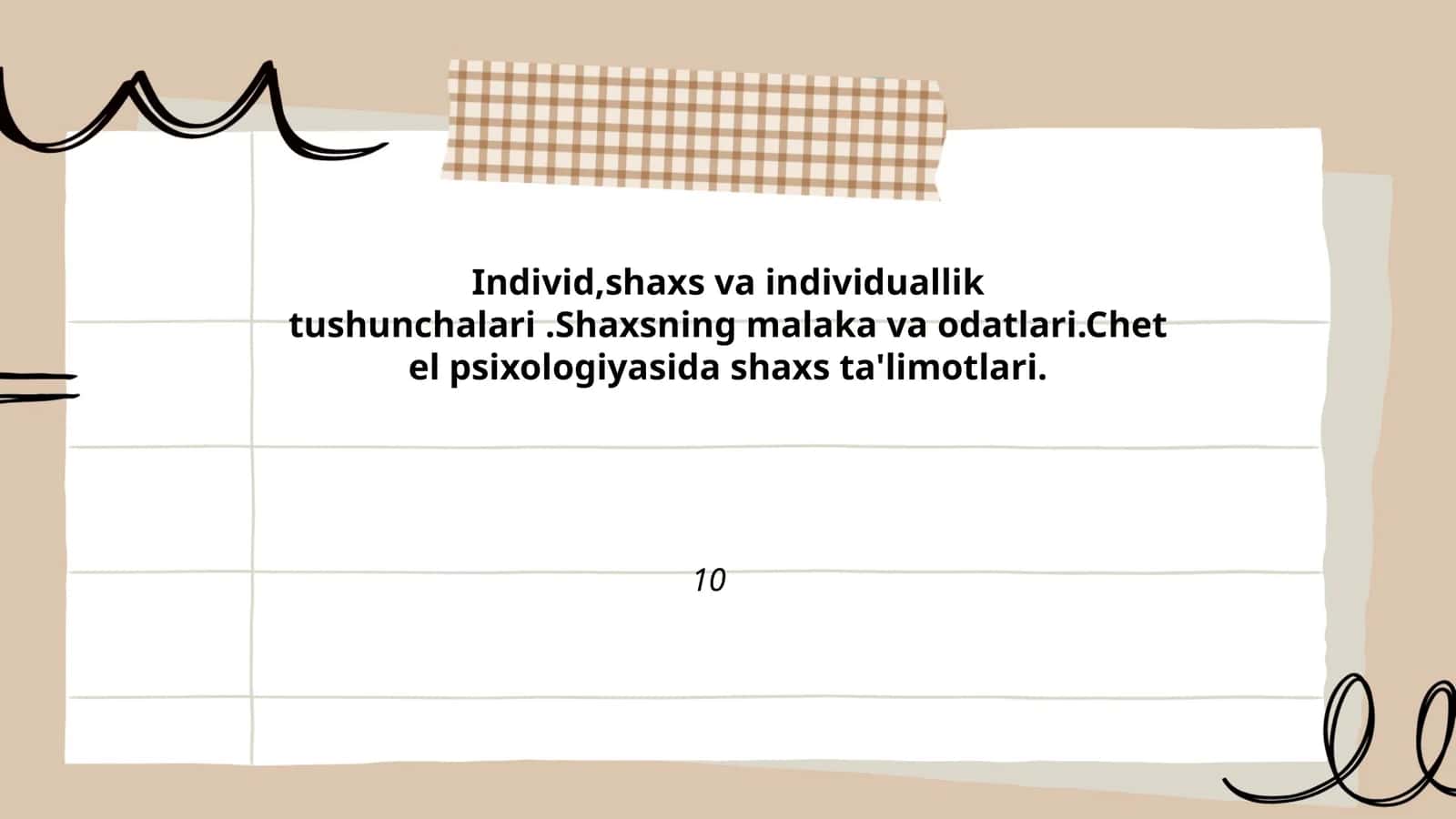 Individ va shaxs tushunchalari 1