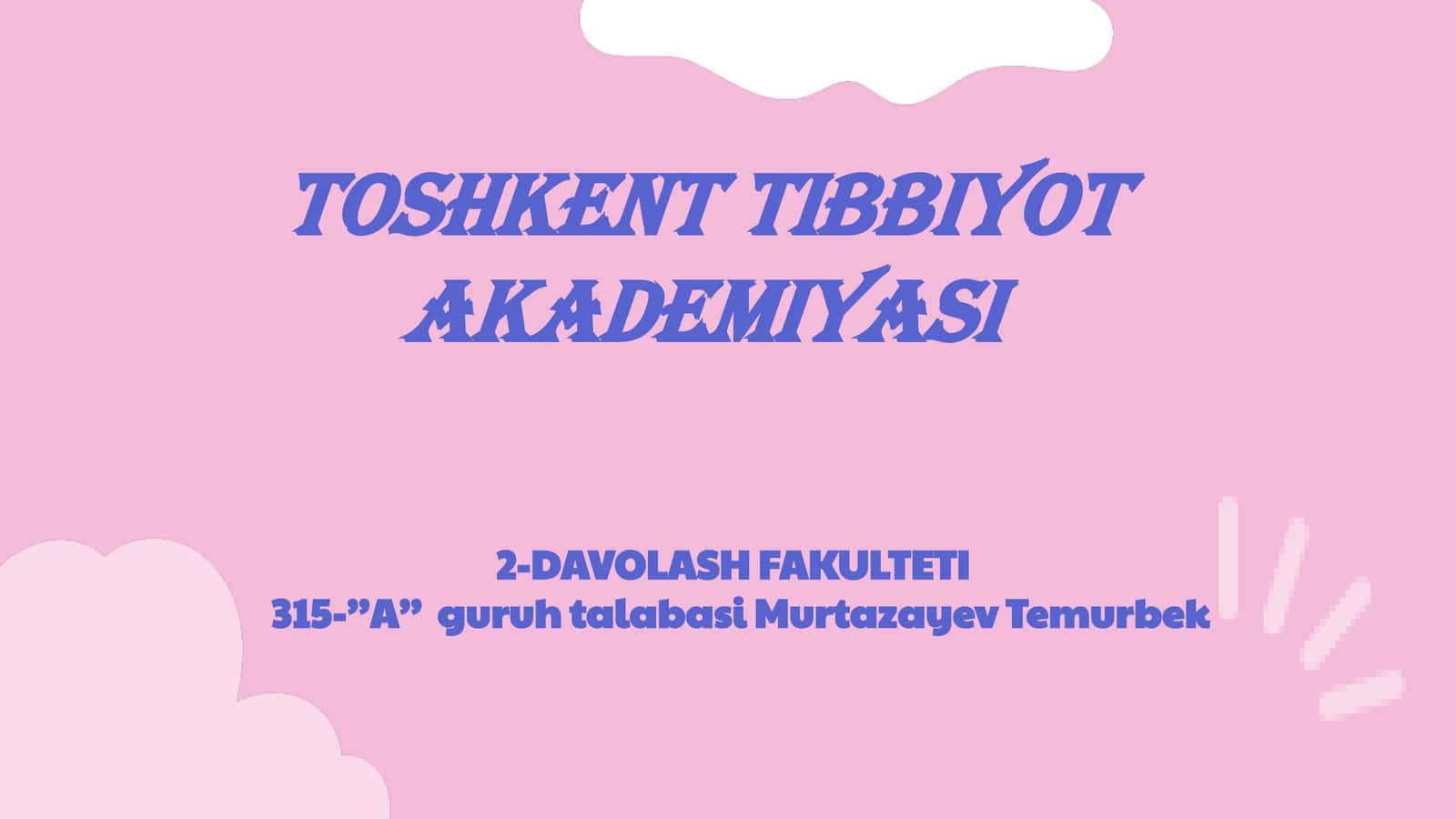 Zamonaviy ortopediya yutuqlari va suyaklar patologiyalari 1