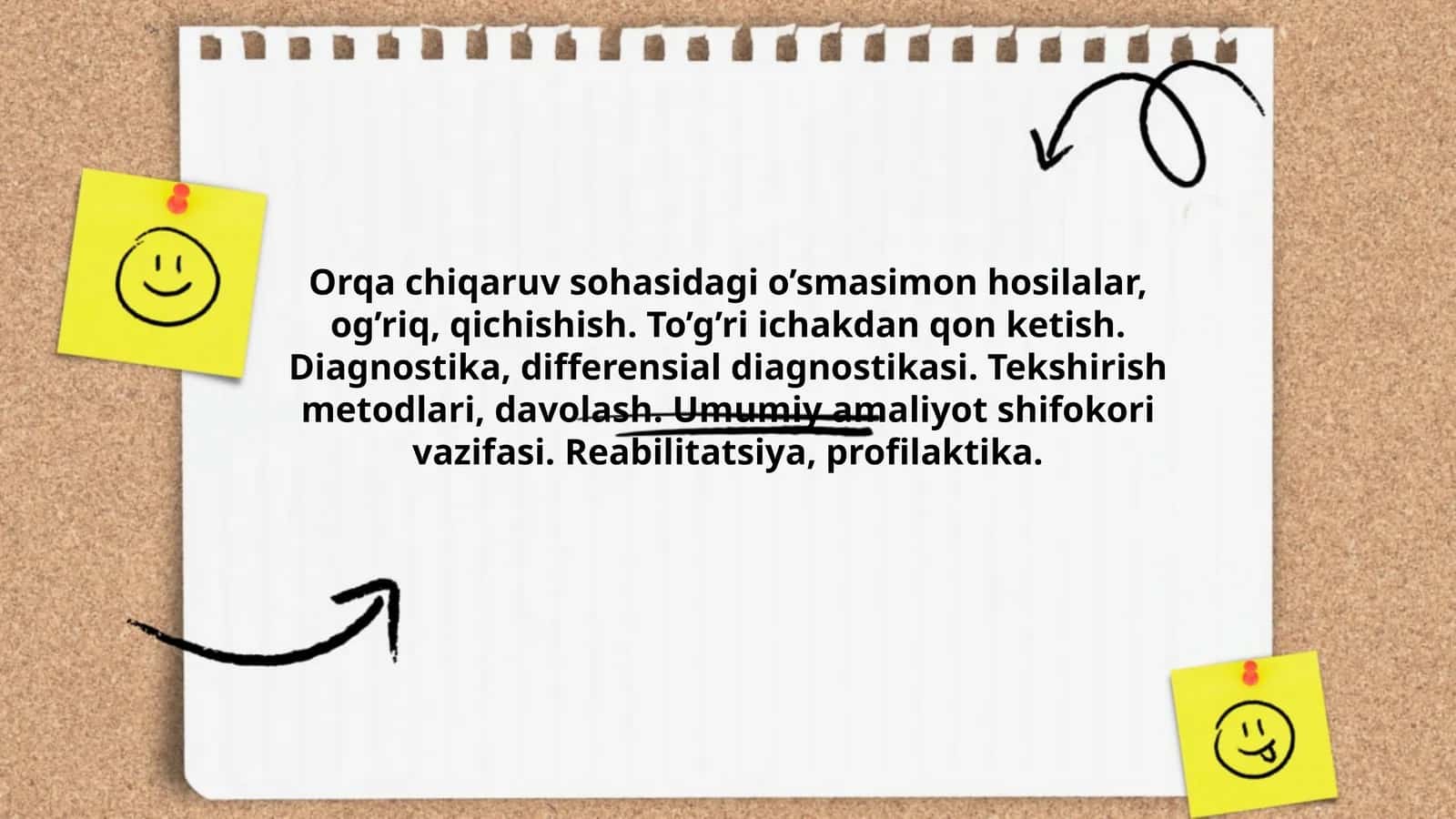 Orqa chiqaruv sohasidagi hosilalar 1