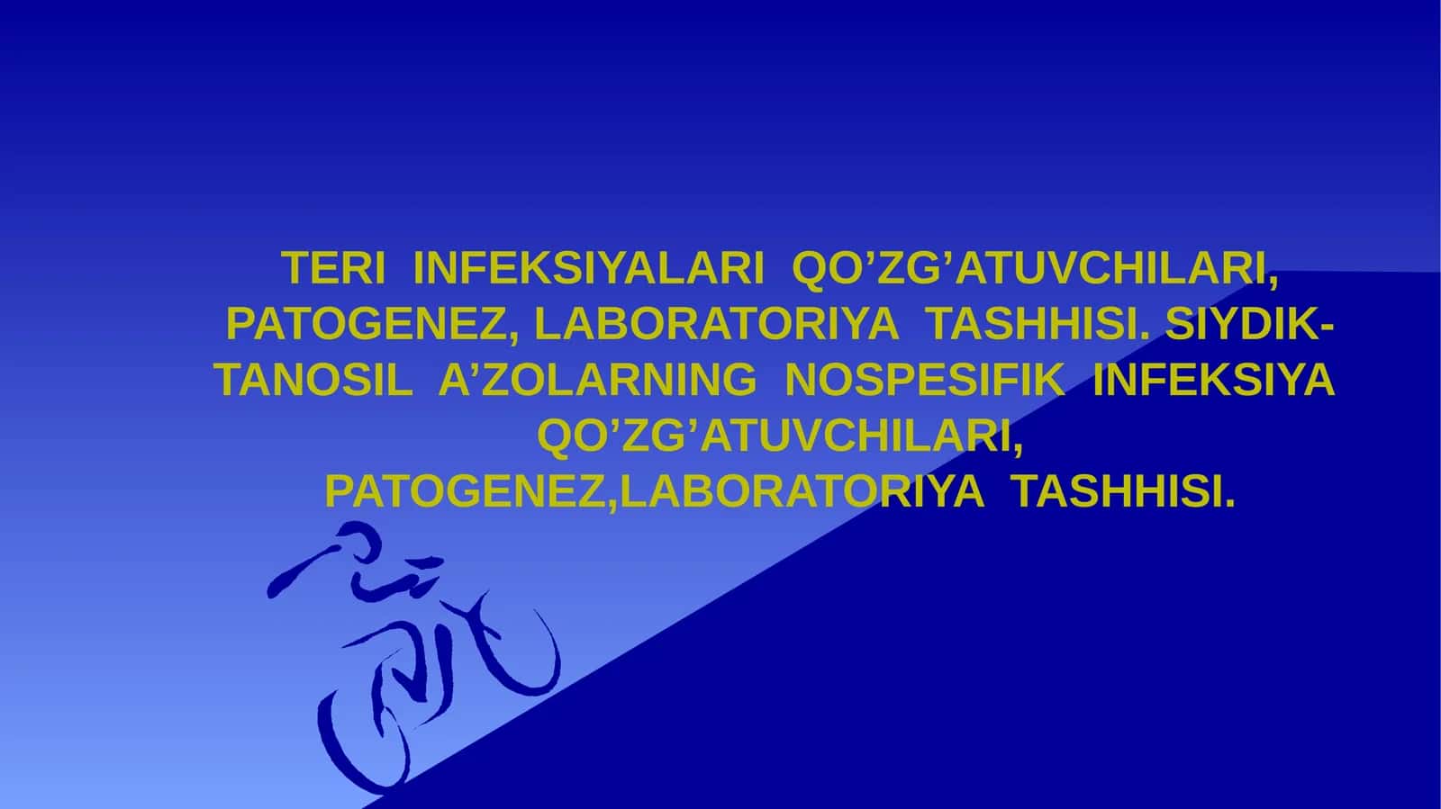 TERI INFEKSIYALARI QO’ZG’ATUVCHILARI, PATOGENEZ, LABORATORIYA TASHHISI 1