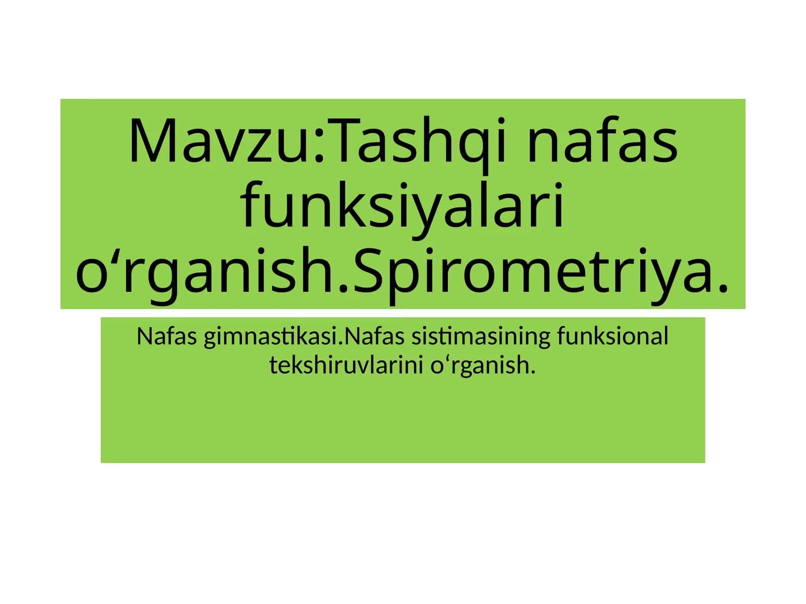 Tashqina Funksiyalari O'rganish 1