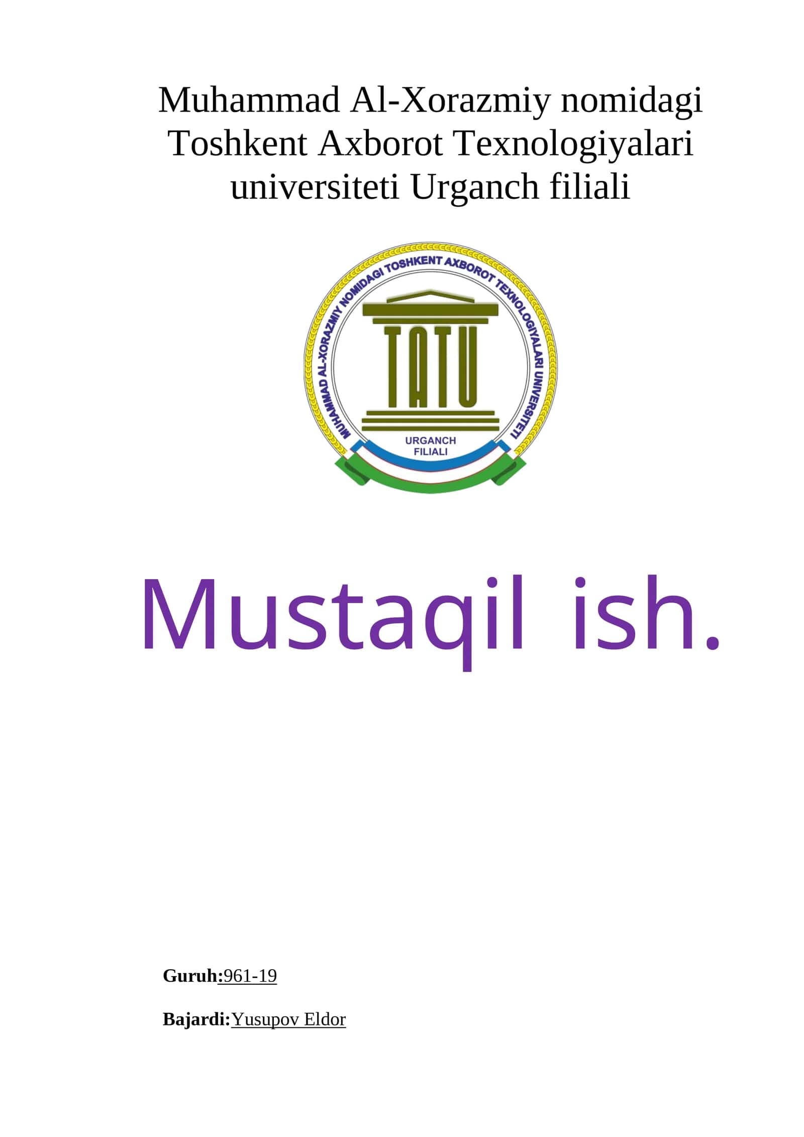 Malumotlarni vizualizatsiya qilish usullari 1