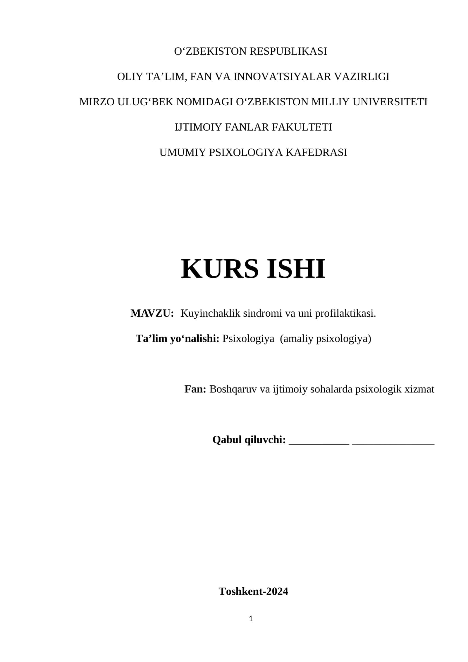 Kuyinchaklik sindromi va uni profilaktikasi 1