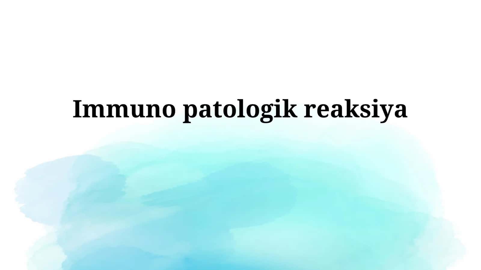 Immunopatologikreaksiya 1