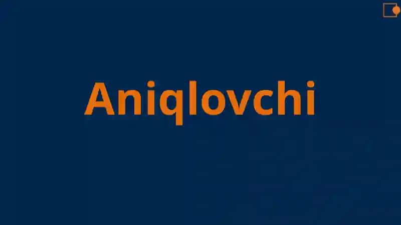 Aniqlovchi