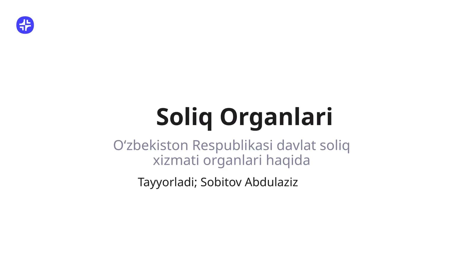 Soliq Organlari 1