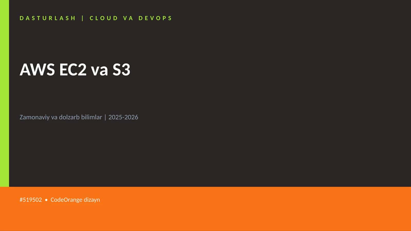 AWS EC2 va S3 1