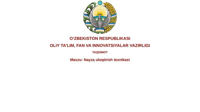 Nayzauloqtirishtexnikasi 1