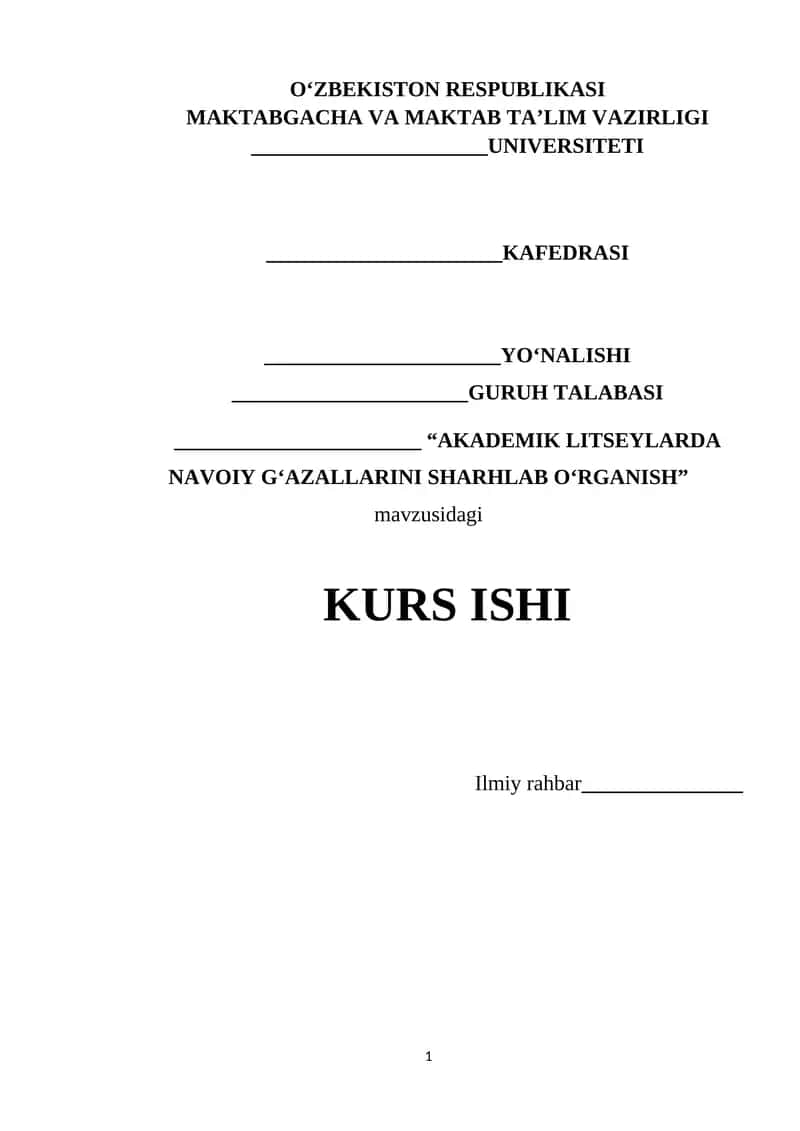 AKADEMIK LITSEYLARDA NAVOIY G‘AZALLARINI SHARHLAB O‘RGANISH 1