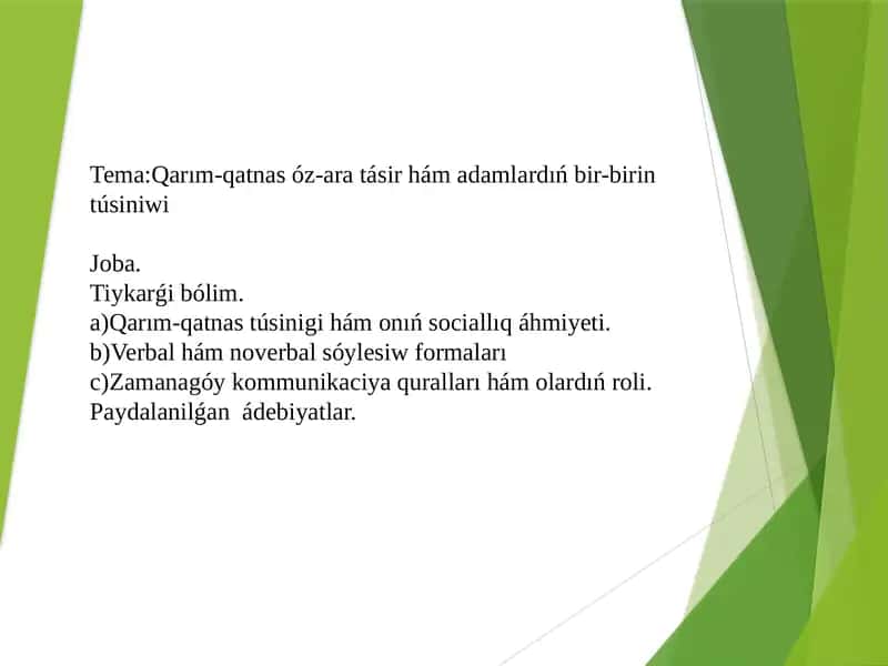 Qarım-qatnasóz-aratásirhámadamlardıńbir-birintúsiniwi 1