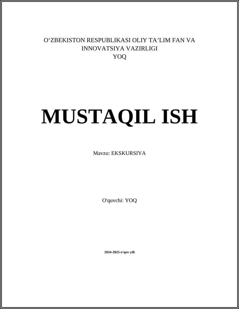 EKSKURSIYA 1