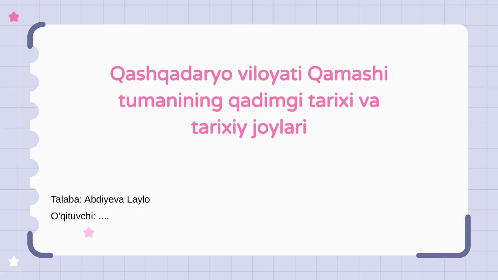 Qashqadaryo viloyati Qamashi tumanining qadimgi tarixi va tarixiy joylari 1