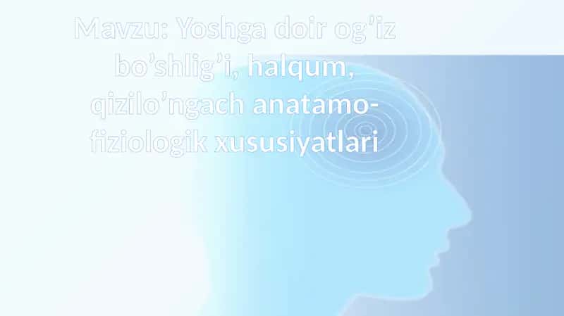 Hazm tizimi gistologiyasi 1
