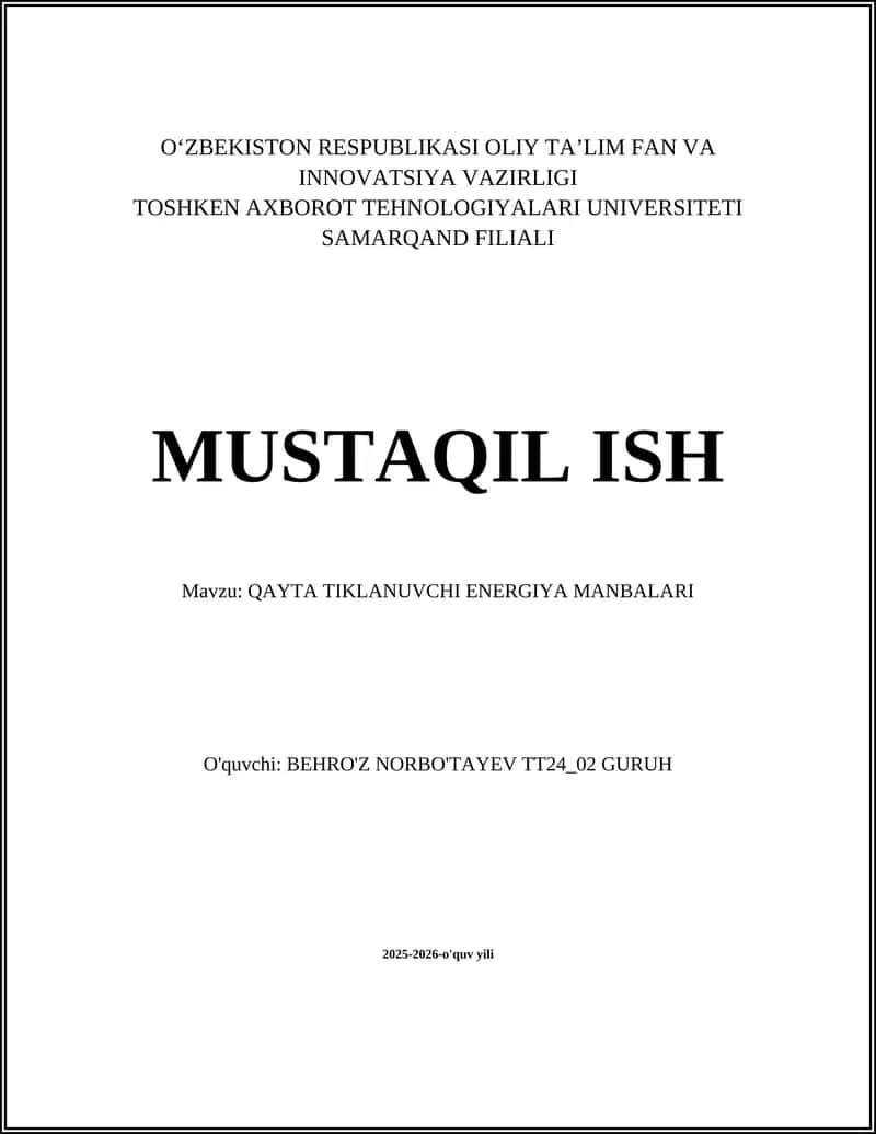 QAYTA TIKLANUVCHI ENERGIYA MANBALARI 1