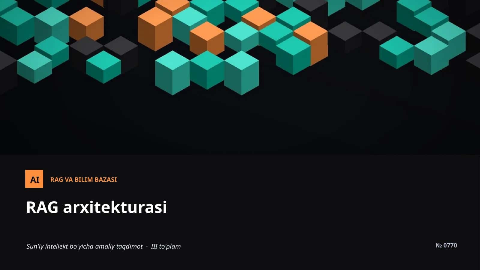 RAG VA BILIM BAZASI 1