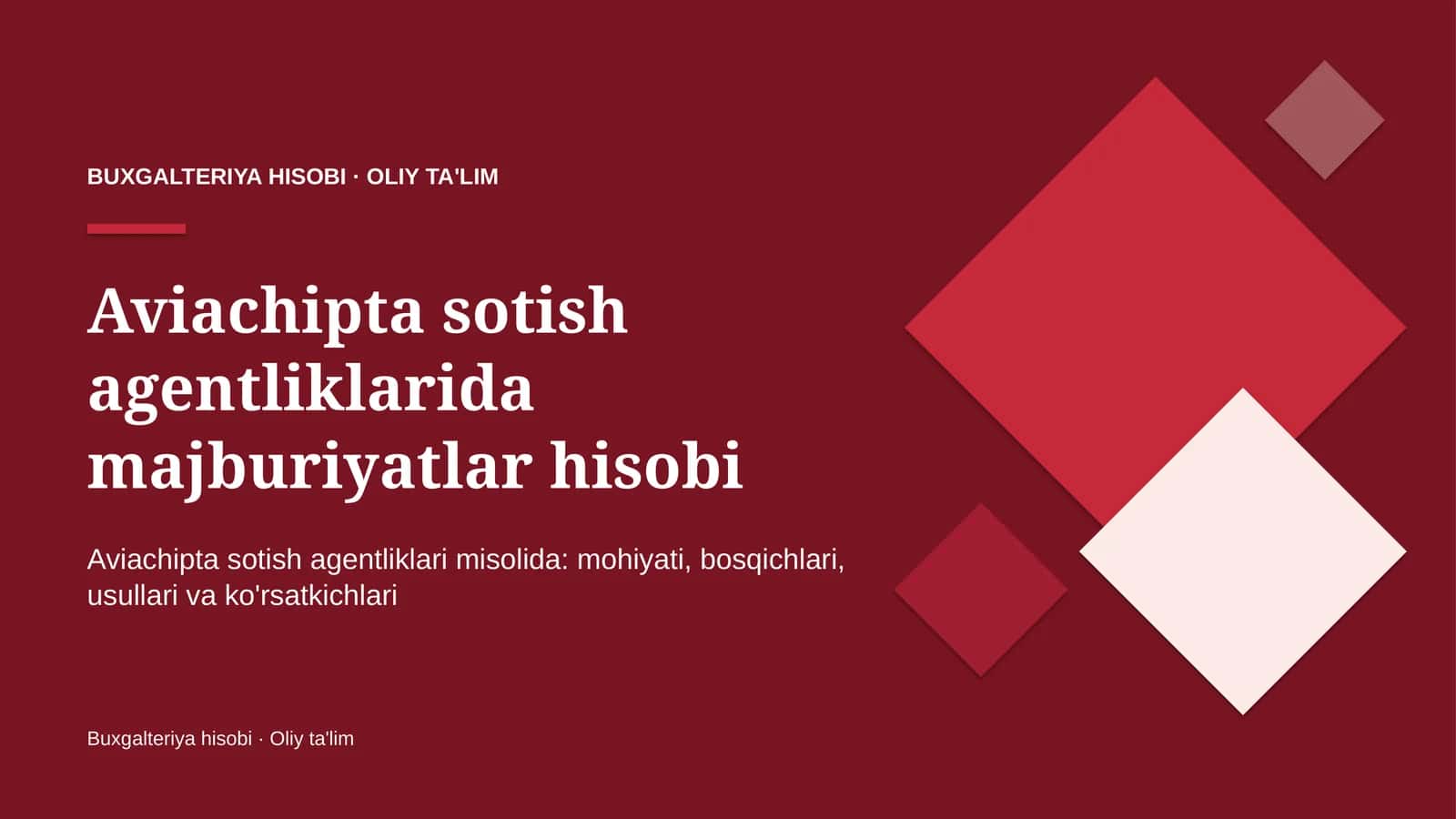 aviachipta sotish agentliklarida majburiyatlar hisobi 3481 1