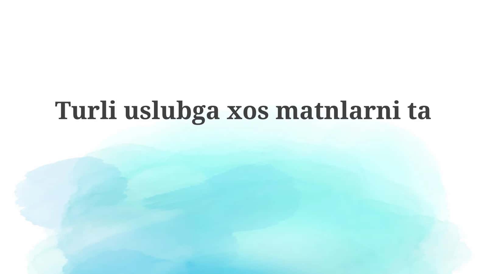 Turliuslubgaxosmatnlarnita 1