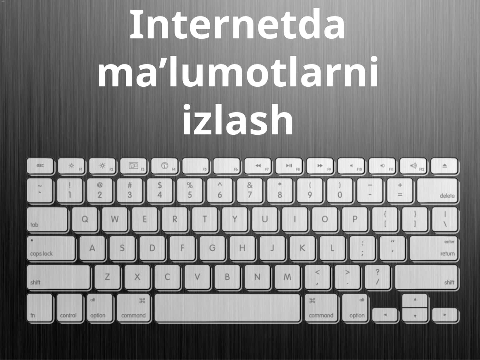 Internetda ma’lumotlarni izlash 1
