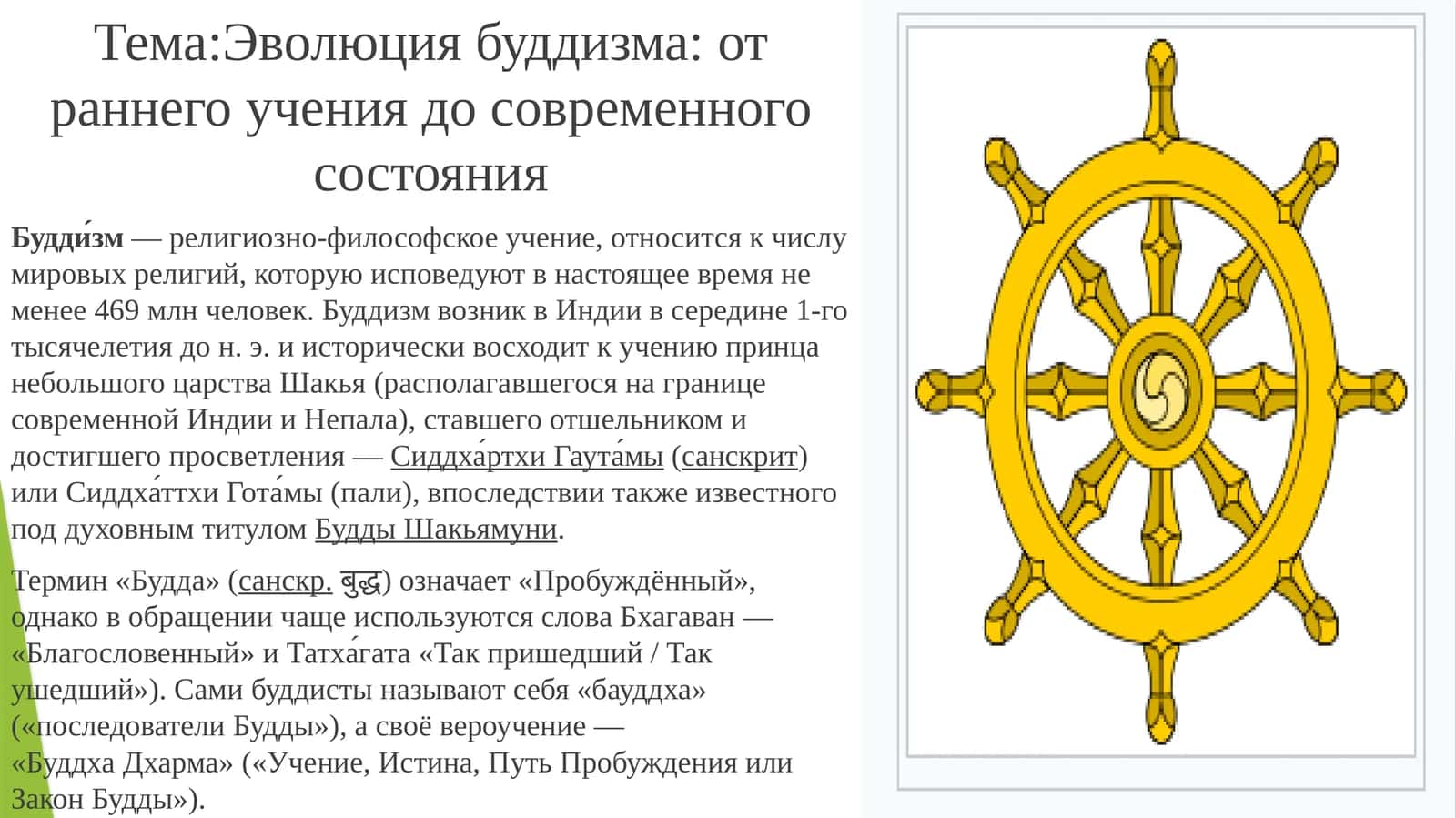 Эволюция буддизма: от раннего учения до современного состояния 1